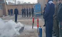 برگزاری کلاس عملی اطفا  حریق