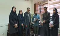تجلیل از همکاران مددکار بیمارستان طالقانی