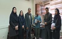 تجلیل از همکاران مددکار بیمارستان طالقانی