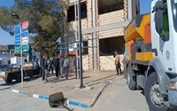 آسفالت و بهسازی بخشی از محوطه بیمارستان